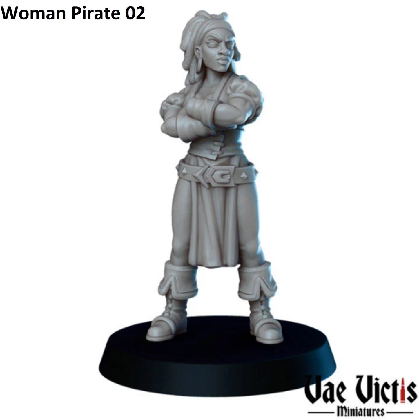 6Pc Pirate Miniature, DnD, Dungeons and Dragons, Explorer Adventurers, Tabletop RPG, Pathfinder, Vae Victis Miniatures