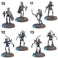 Skeleton Army Squad for DnD Dungeons and Dragons, Undead army, 28mm 32mm TTRPG Games D&D Pathfinder Fantasy RPG Miniatures Skeleton NPCs