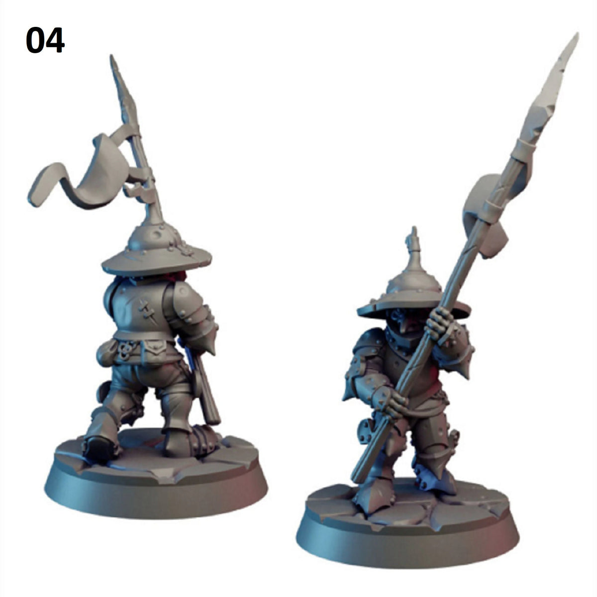 
8pc Goblin Guard Set DnD Dungeons and Dragons 28mm/32mm RPG Wargame Miniature Set Pathfinder Fantasy Miniatures Goblin Figurines