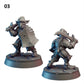
8pc Goblin Guard Set DnD Dungeons and Dragons 28mm/32mm RPG Wargame Miniature Set Pathfinder Fantasy Miniatures Goblin Figurines