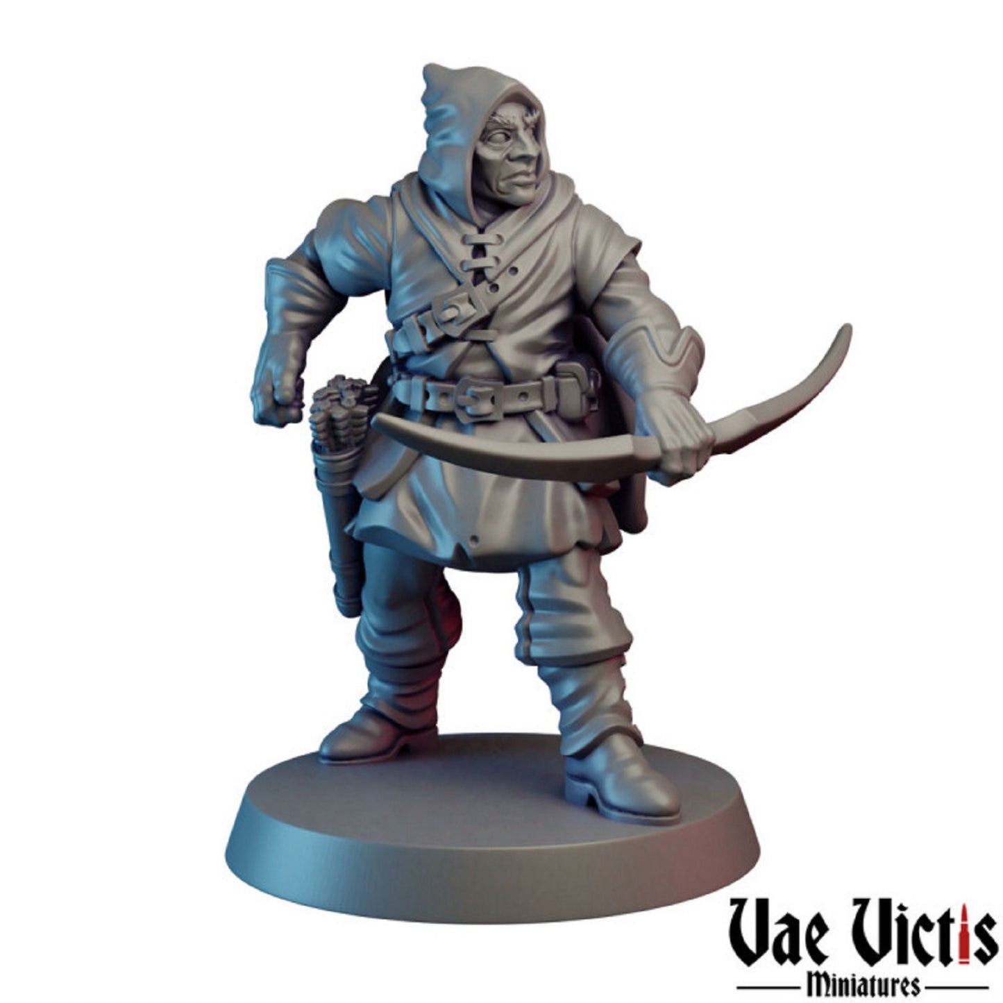 5pc Mercenary Set, DnD, Dungeons and Dragons, NPC Miniature, 5E Fantasy, 28mm or 32mm Scale by Vae Victis Miniatures