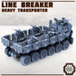 Colossus Heavy Transport Linebreaker Miniature Wargame Vehicle for DnD & Wargame RPG Wasteland Warfare 28mm/32mm Scale Unpainted Figurine