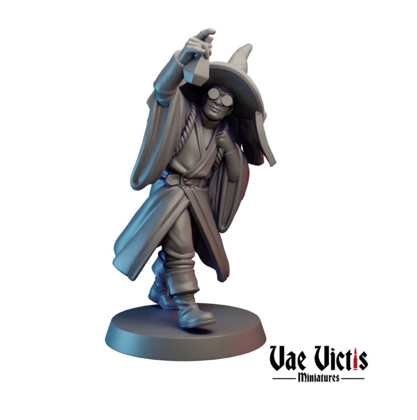 Apothecary Wizard Miniature for DnD Dungeons and Dragons TTRPG Fantasy Wargame NPCs Wizard Potion maker 28mm 32mm Magician