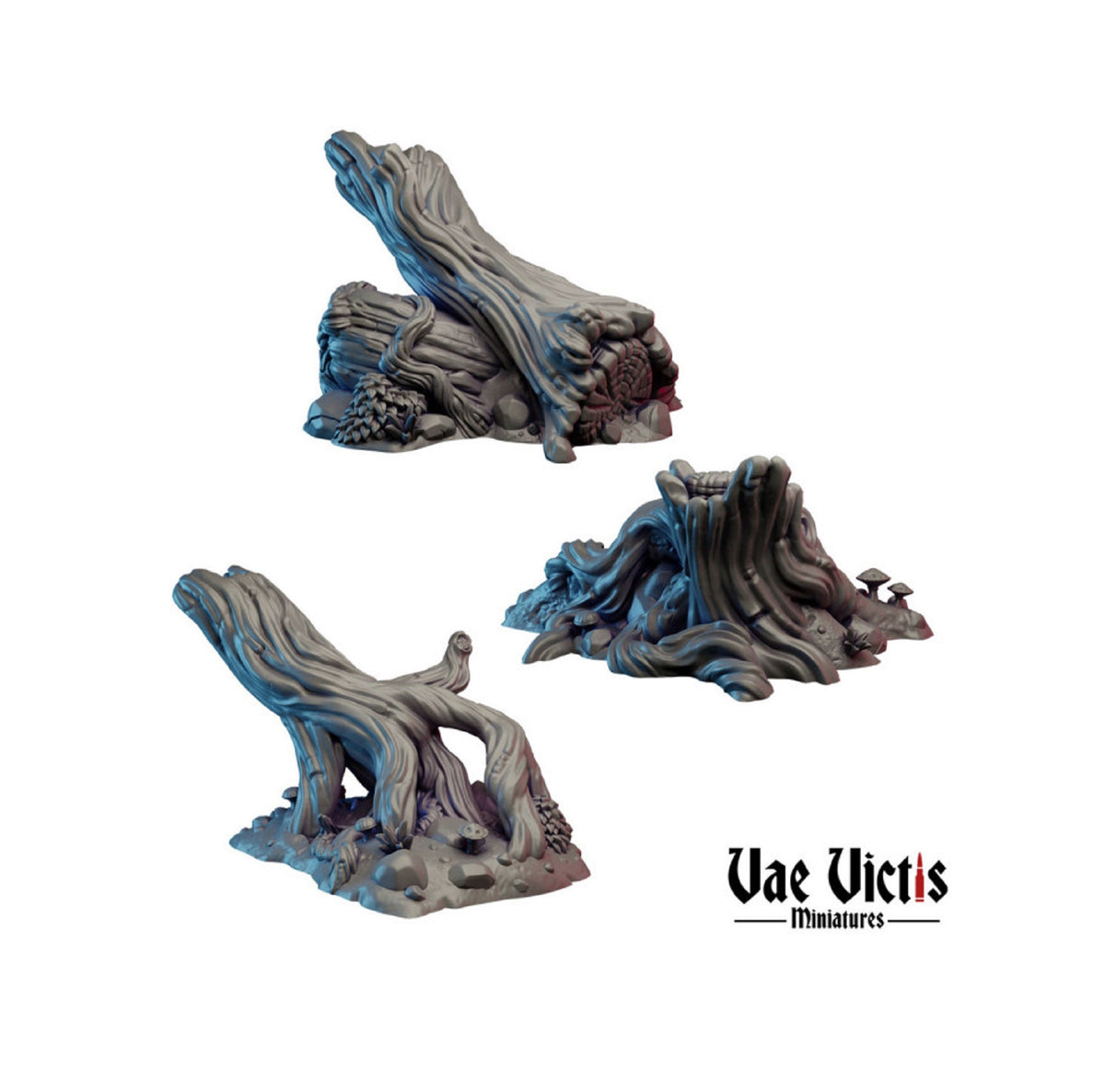
Large fallen tree scatter terrain DnD Dungeons and Dragons 28mm/32mm Tabletop RPG Miniatures Wargame Scatter Terrain TTRPG Fantasy Forest
