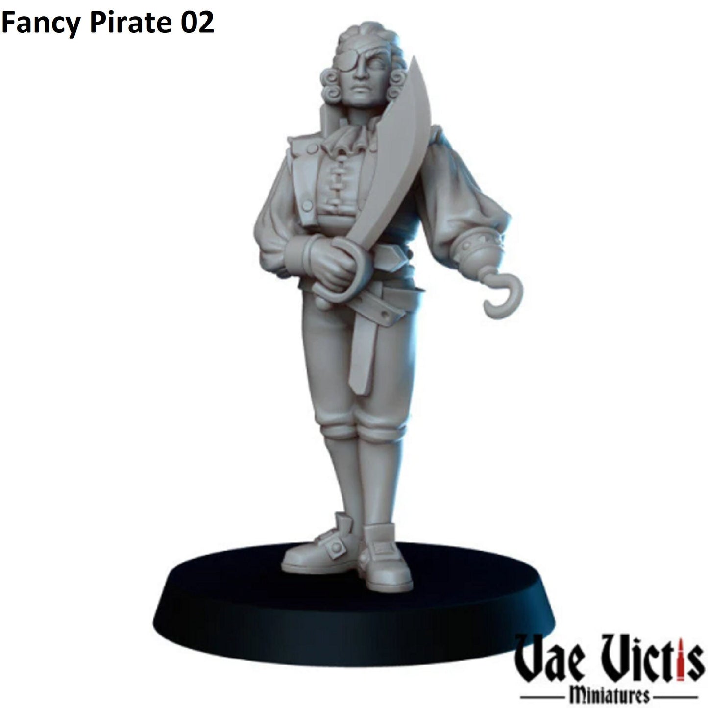 6Pc Pirate Miniature, DnD, Dungeons and Dragons, Explorer Adventurers, Tabletop RPG, Pathfinder, Vae Victis Miniatures