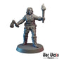 5Pc Mercenary DnD Dungeons and Dragons 28mm/32mm TTRPG Wargame DnD Warriors NPC Fighters Fantasy Medieval soldiers (Set 2)