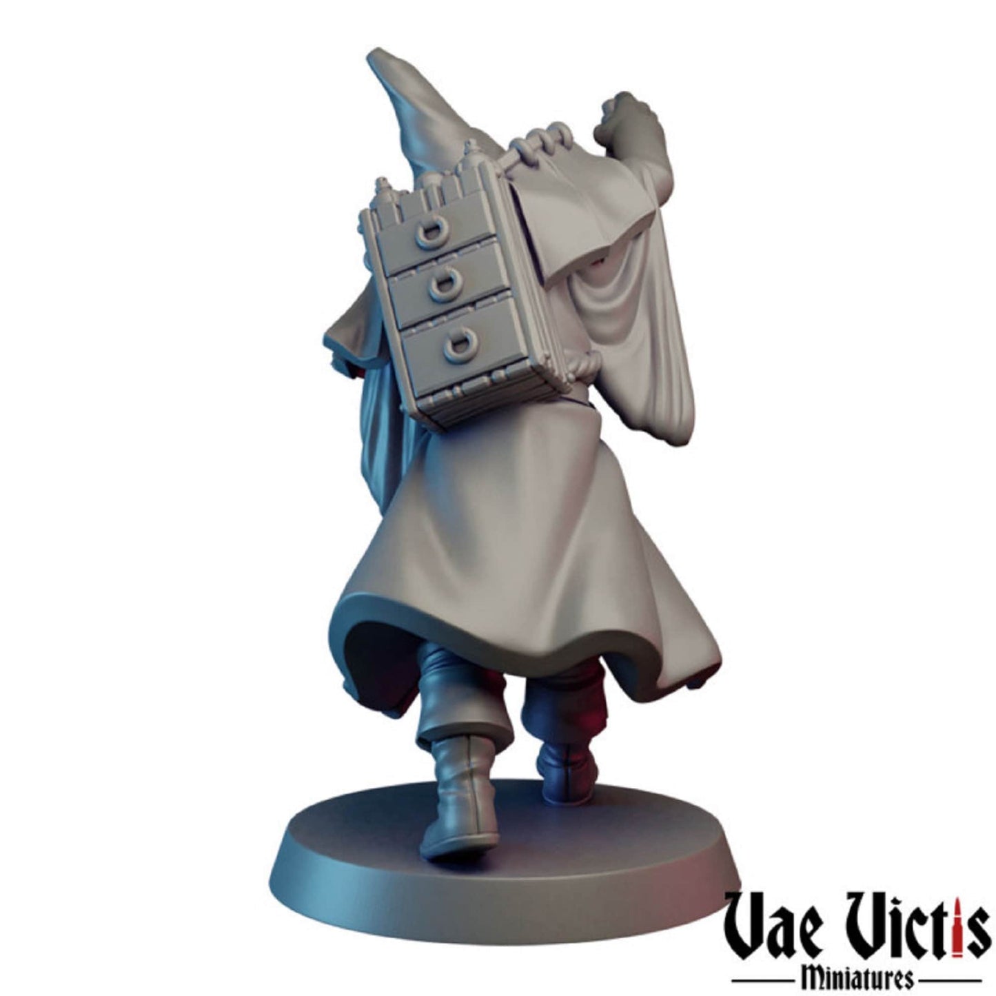 Apothecary Wizard Miniature for DnD Dungeons and Dragons TTRPG Fantasy Wargame NPCs Wizard Potion maker 28mm 32mm Magician