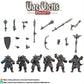 6pc Bugbear Barbarian Miniatures Set for DnD 5e - 28mm/32mm Fantasy Fighter Figurines for Dungeons and Dragons Campaigns & TTRPG