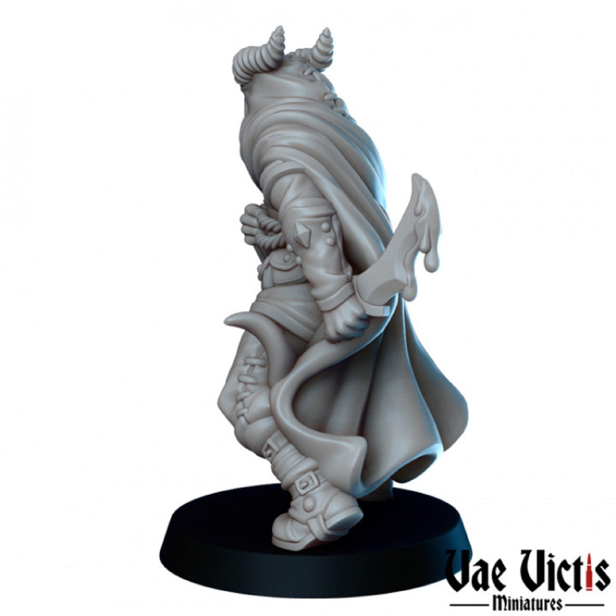 
Tiefling Assassin Rogue DnD Dungeons and Dragons 28mm/32mm TTRPG Fantasy Miniatures Wargame 3D Printed Miniature Assassin