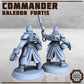 Commander Kaledon Fortis DnD Dungeons and Dragons 28mm/32mm TTRPG Wargame Fantasy Soldier NPC Scifi Miniature