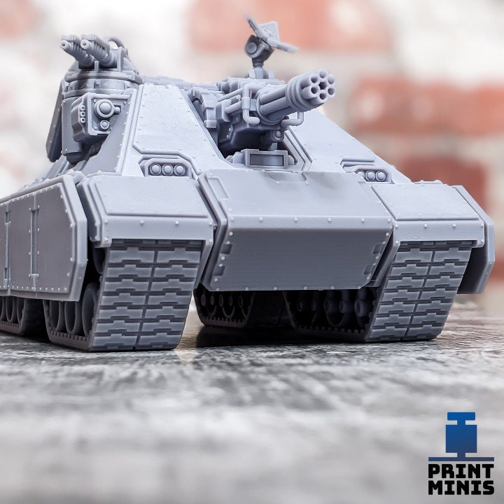 Demon Class Tanks - Modular Kit, Scifi Miniatures, Wasteland Warfare, Tabletop RPG, Wargames, Miniature, Tank miniature, Future -Print Minis