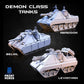 Demon Class Tanks - Modular Kit, Scifi Miniatures, Wasteland Warfare, Tabletop RPG, Wargames, Miniature, Tank miniature, Future -Print Minis