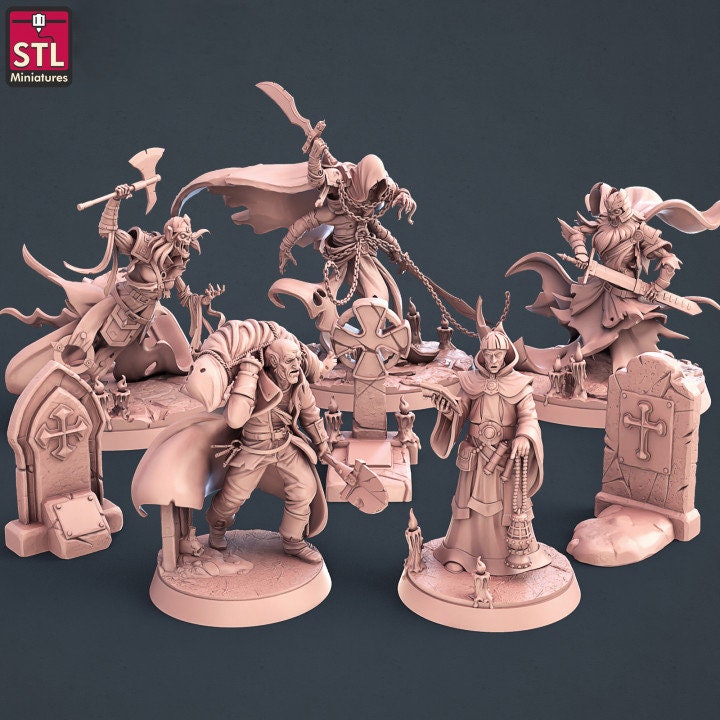 
Graveyard Scatter Terrain DnD Dungeons and