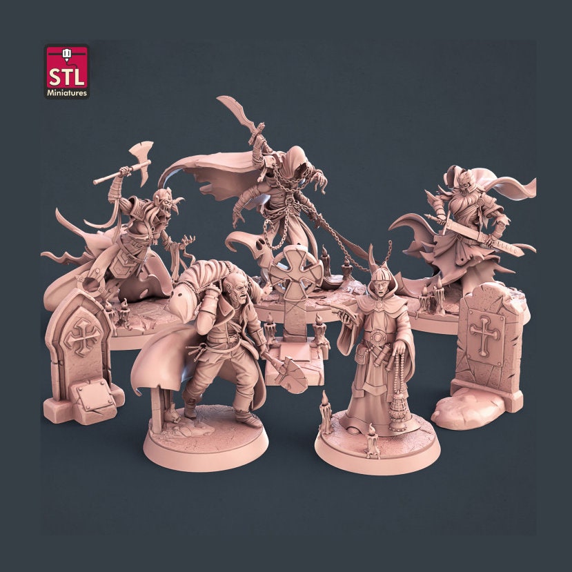 
Graveyard Scatter Terrain DnD Dungeons and