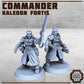 Commander Kaledon Fortis DnD Dungeons and Dragons 28mm/32mm TTRPG Wargame Fantasy Soldier NPC Scifi Miniature