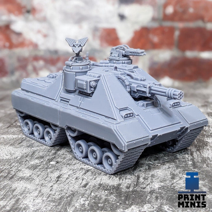 Demon Class Tanks - Modular Kit, Scifi Miniatures, Wasteland Warfare, Tabletop RPG, Wargames, Miniature, Tank miniature, Future -Print Minis