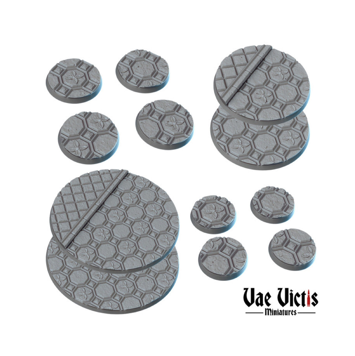 
Round Bases for D&D Miniatures Royal Palace Castle 25mm and 32mm Dungeons and Dragons, Pathfinder, Tabletop Vae Victis