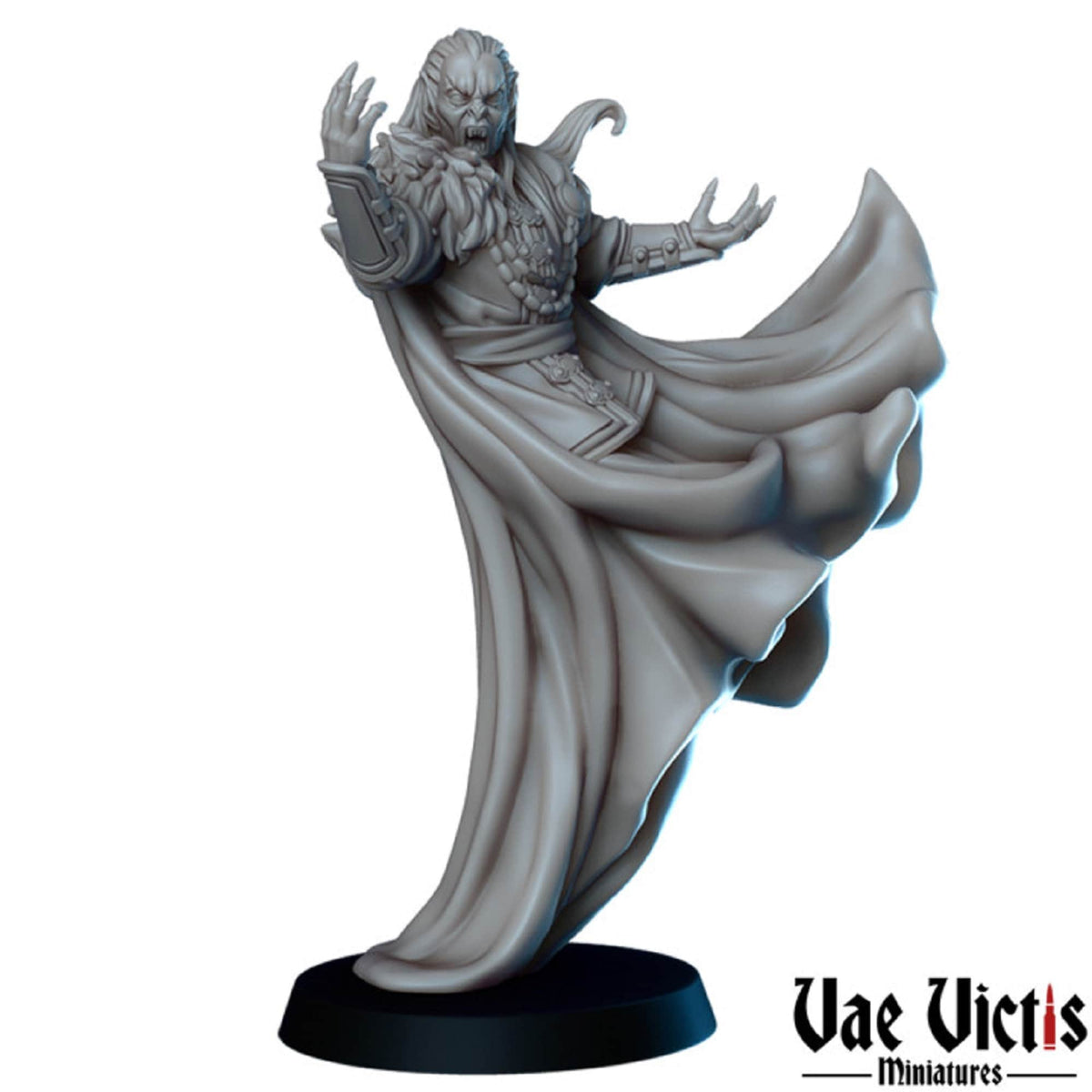 
Vampire DnD Dungeons and Dragons 28mm/32mm Monster Vampire Lord Miniature TTRPG Fantasy