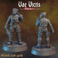 6pc Guards DnD Dungeons and Dragones 28mm/32mm warriors Guard Fighters for Wargames TTRPGs Sword For Hire by Vae Victis Miniatures