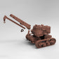 Crane Miniature, Industrial Scifi, Wasteland Vehicles, Steampunk Crawler, 40K, Table top RPG miniatures, 28mm or 32mm Scale, Tesseract Tomb