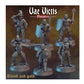 6pc Guards DnD Dungeons and Dragones 28mm/32mm warriors Guard Fighters for Wargames TTRPGs Sword For Hire by Vae Victis Miniatures