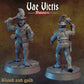 6pc Guards DnD Dungeons and Dragones 28mm/32mm warriors Guard Fighters for Wargames TTRPGs Sword For Hire by Vae Victis Miniatures