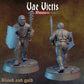 6pc Guards DnD Dungeons and Dragones 28mm/32mm warriors Guard Fighters for Wargames TTRPGs Sword For Hire by Vae Victis Miniatures