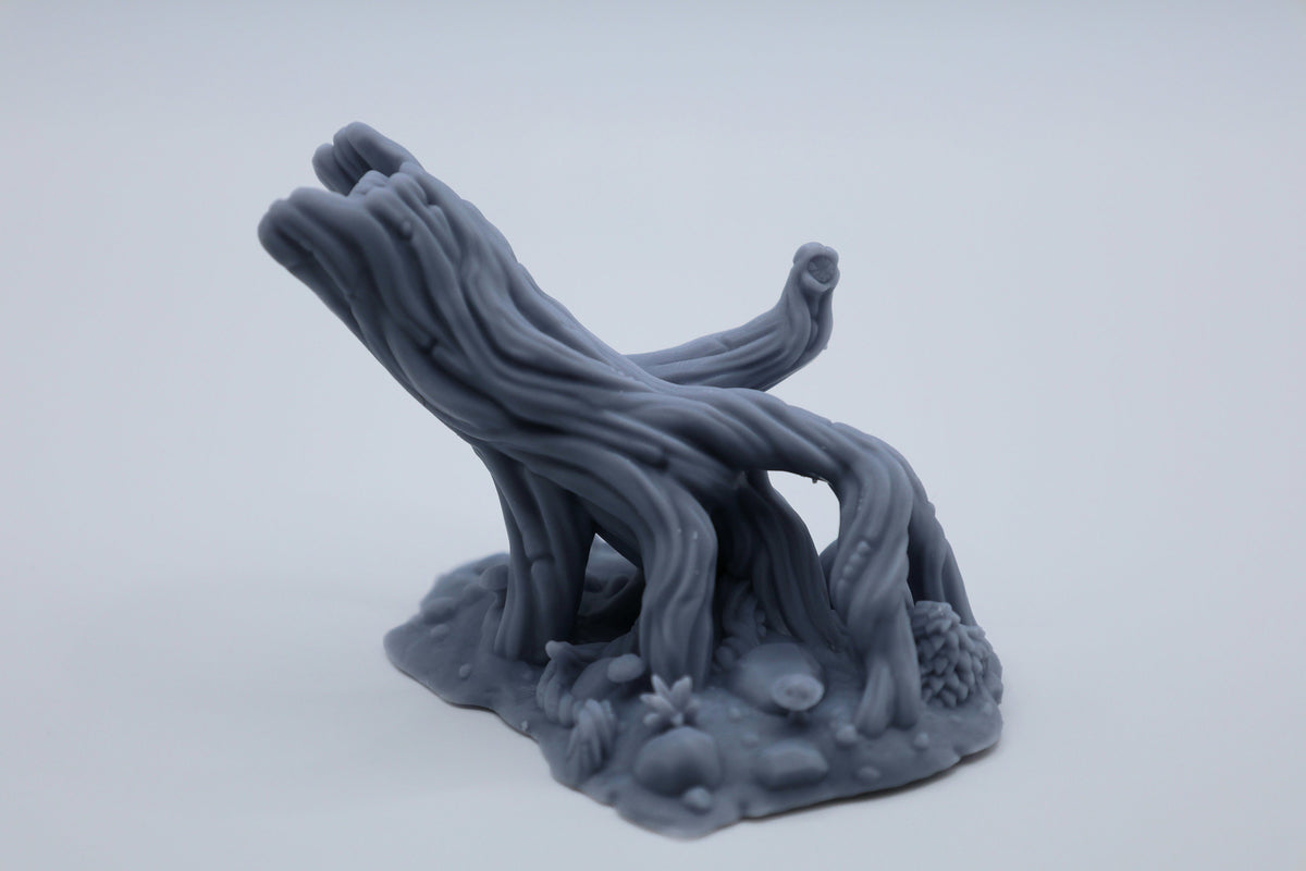 
Large fallen tree scatter terrain DnD Dungeons and Dragons 28mm/32mm Tabletop RPG Miniatures Wargame Scatter Terrain TTRPG Fantasy Forest