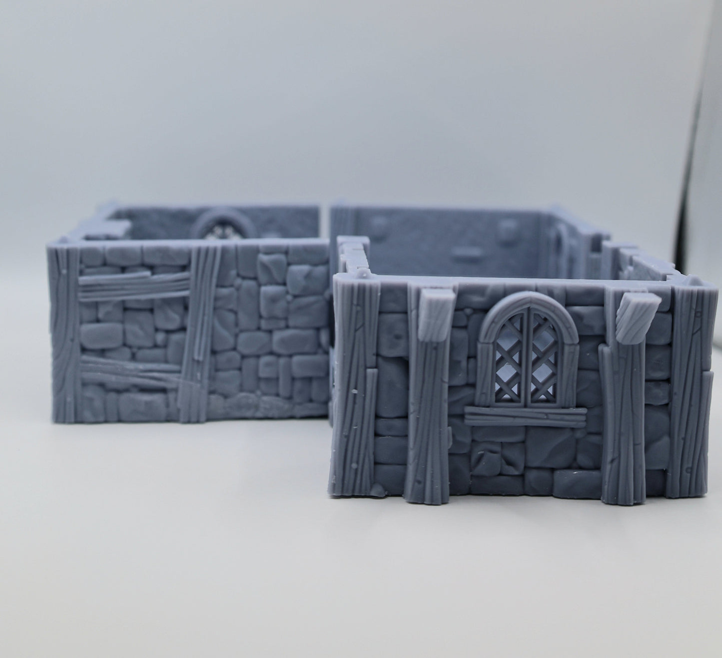 Cottage House DnD Dungeons and Dragons 28mm/32mm Wargame Tavern DnD Scatter Terrain TTRPG Building Brick Diorama Brick Cottage