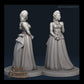 
Irene Milady DnD Dungeons and Dragons 28mm/32mm TTRPG Fantasy Miniature Posh Lady Wargame Scatter NPC Lady holding torch OR fan