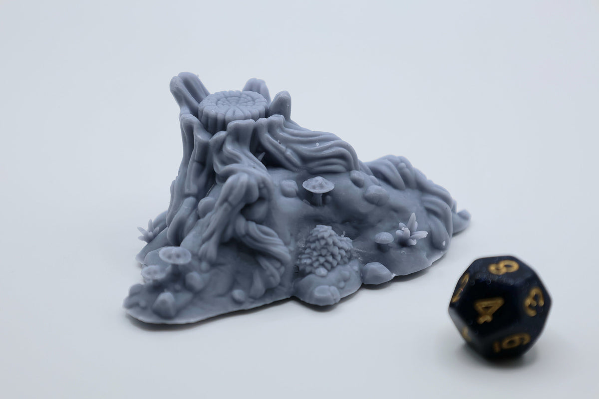 
Large fallen tree scatter terrain DnD Dungeons and Dragons 28mm/32mm Tabletop RPG Miniatures Wargame Scatter Terrain TTRPG Fantasy Forest