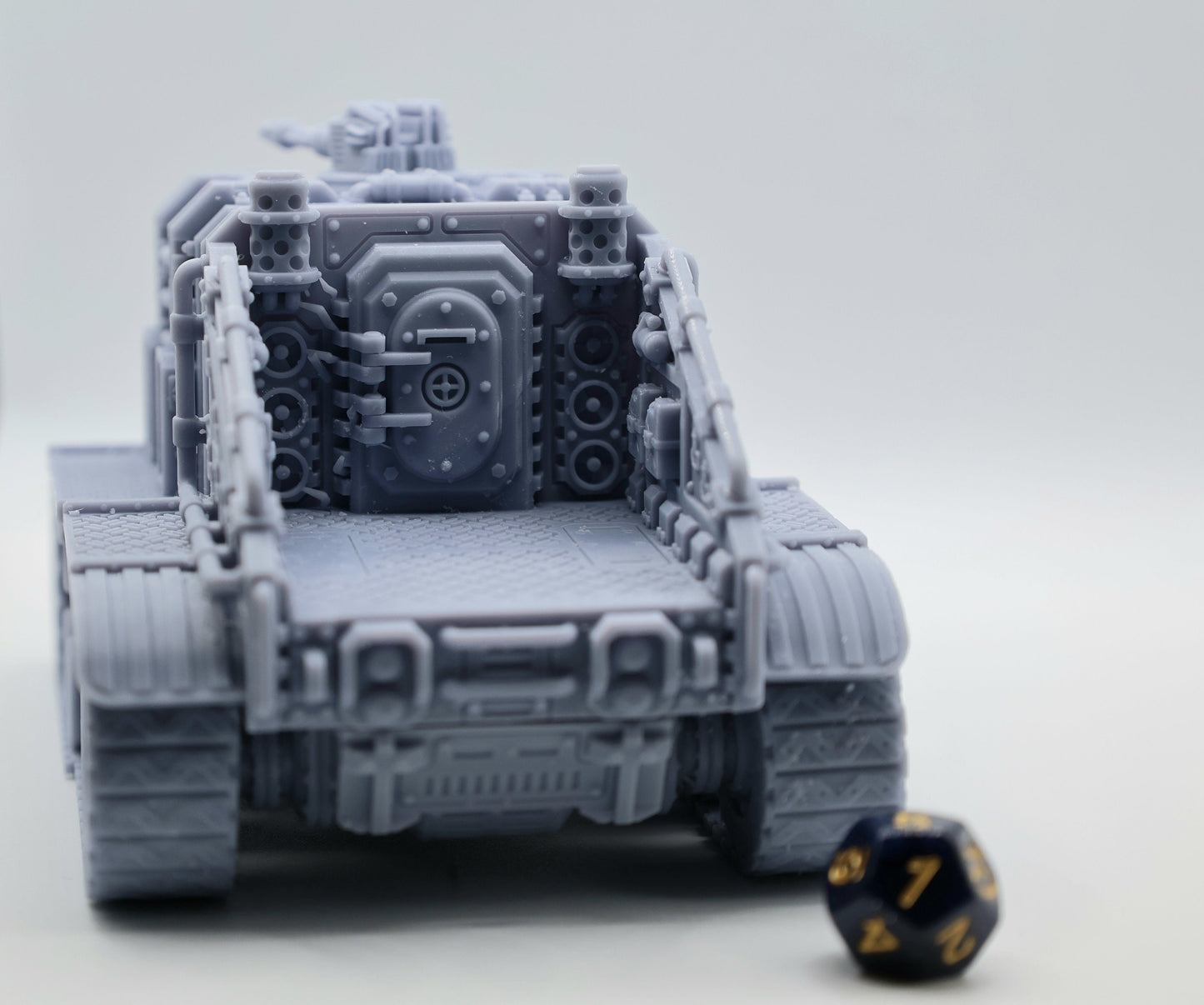 3D Printed Heavy Crawler Miniature Ideal for Wargaming, Gaslands, DnD, 28mm 32mm Wargaming Vehicle by Tesseract Tomb