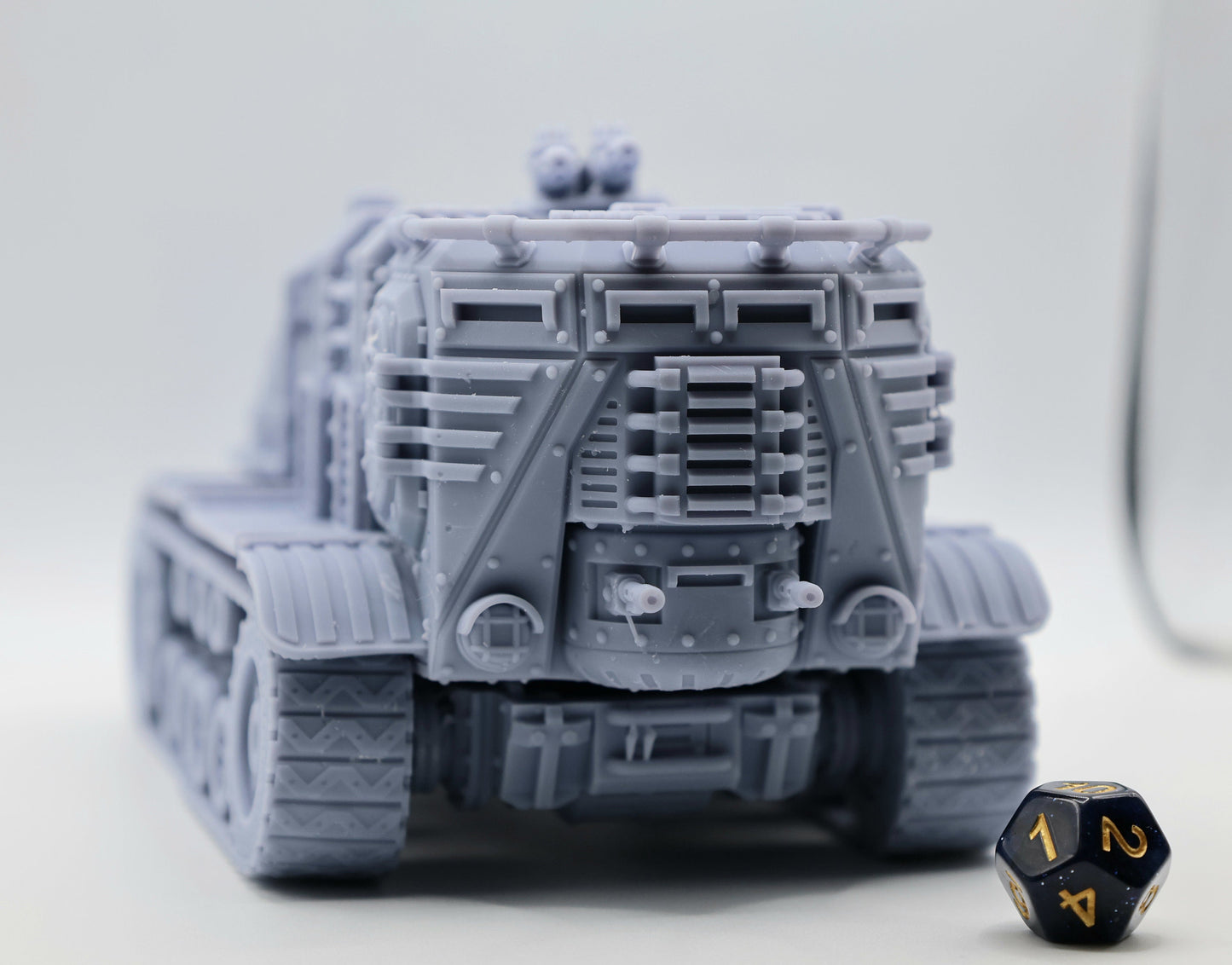 3D Printed Heavy Crawler Miniature Ideal for Wargaming, Gaslands, DnD, 28mm 32mm Wargaming Vehicle by Tesseract Tomb