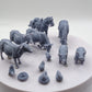 DnD Farm Animals Dungeons and Dragons D&D 28mm 32mm Pigs Miniatures Horse Chickens Cows for Tabletop RPG Fantasy Wargames Scatter Terrain