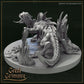 
Kilimora DnD Monster Dungeons and Dragons 28mm/32mm TTRPG Miniature for Wargames Fantasy RPGs Swamp Creature Hot Goblin Dark Kikimora