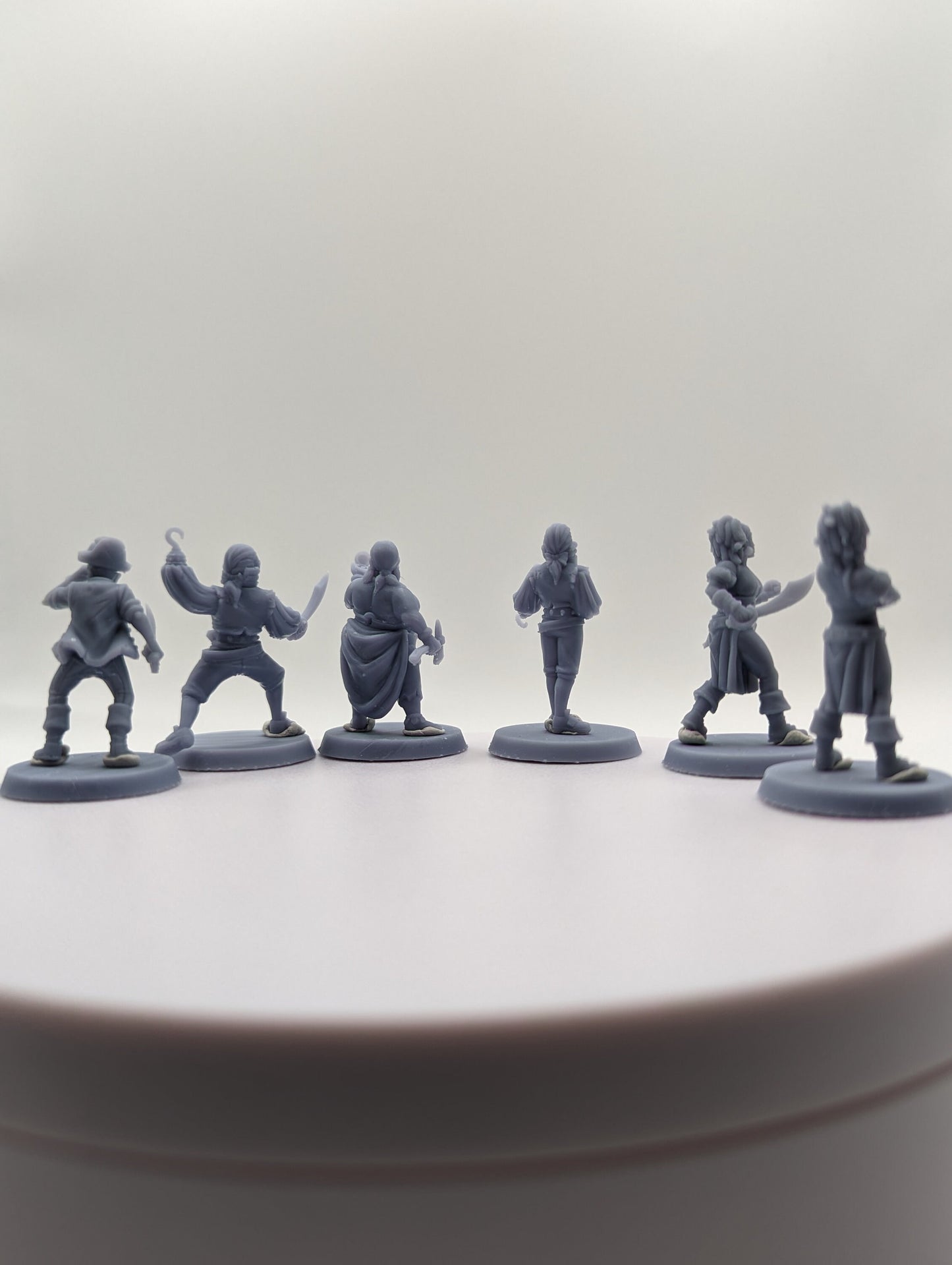 6Pc Pirate Miniature, DnD, Dungeons and Dragons, Explorer Adventurers, Tabletop RPG, Pathfinder, Vae Victis Miniatures