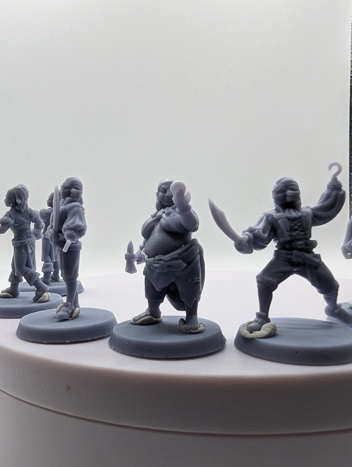 6Pc Pirate Miniature, DnD, Dungeons and Dragons, Explorer Adventurers, Tabletop RPG, Pathfinder, Vae Victis Miniatures