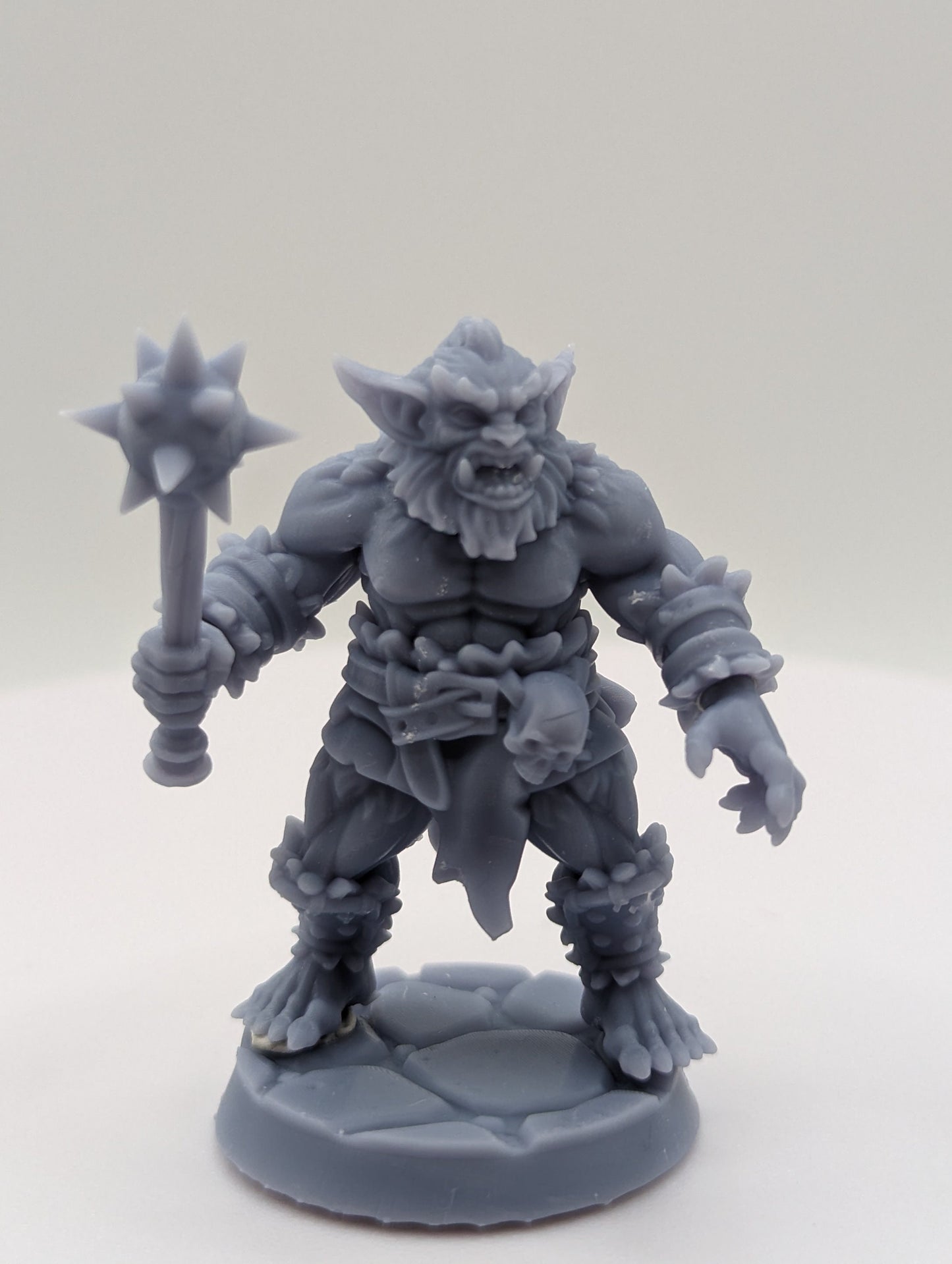 6pc Bugbear Barbarian Miniatures Set for DnD 5e - 28mm/32mm Fantasy Fighter Figurines for Dungeons and Dragons Campaigns & TTRPG