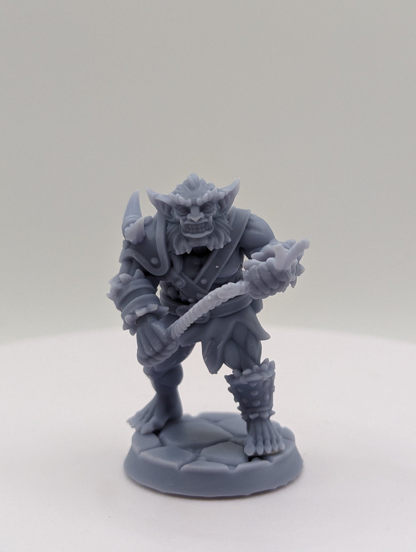 6pc Bugbear Barbarian Miniatures Set for DnD 5e - 28mm/32mm Fantasy Fighter Figurines for Dungeons and Dragons Campaigns & TTRPG