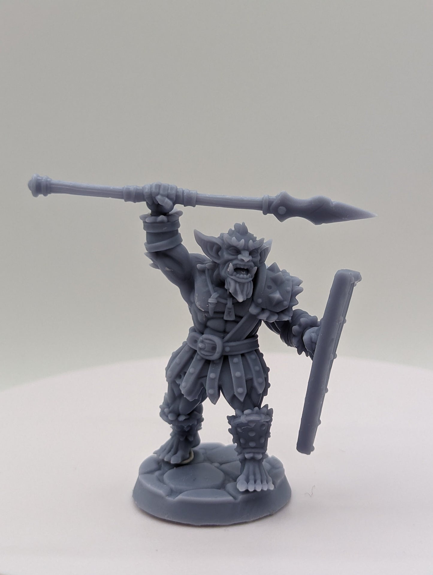 6pc Bugbear Barbarian Miniatures Set for DnD 5e - 28mm/32mm Fantasy Fighter Figurines for Dungeons and Dragons Campaigns & TTRPG