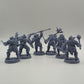 6pc Bugbear Barbarian Miniatures Set for DnD 5e - 28mm/32mm Fantasy Fighter Figurines for Dungeons and Dragons Campaigns & TTRPG