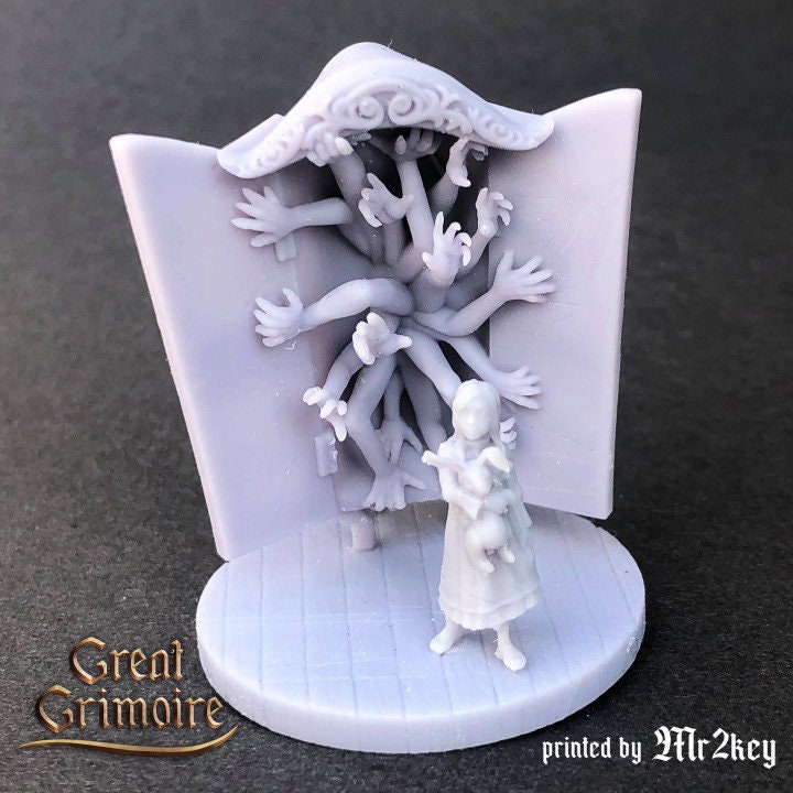 
Little Girl, 28mm or 32mm Scale, DnD, Dungeons and Dragons, Tabletop RPG, Miniatures Great Grimoire