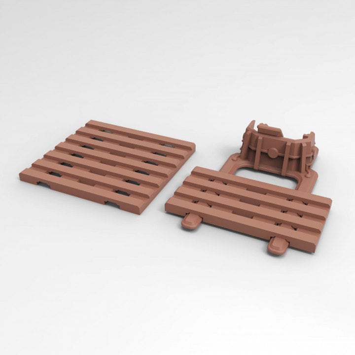 
Pallet Miniature Scatter Terrain 28mm 32mm Pallet Jack for Scifi Scatter Scenery DnD Dungeons and Dragons TTRPG Wargames 40K Industrial