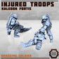 
Injured Soldiers - Kaledon Fortis, DnD, Dungeons and Dragons, 40K, Scatter, Fantasy - Print Minis
