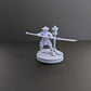 4pc Scifi Japan Troops, Japanese Miniatures, Tabletop RPG, Dungeons and Dragons, DnD - Print Minis