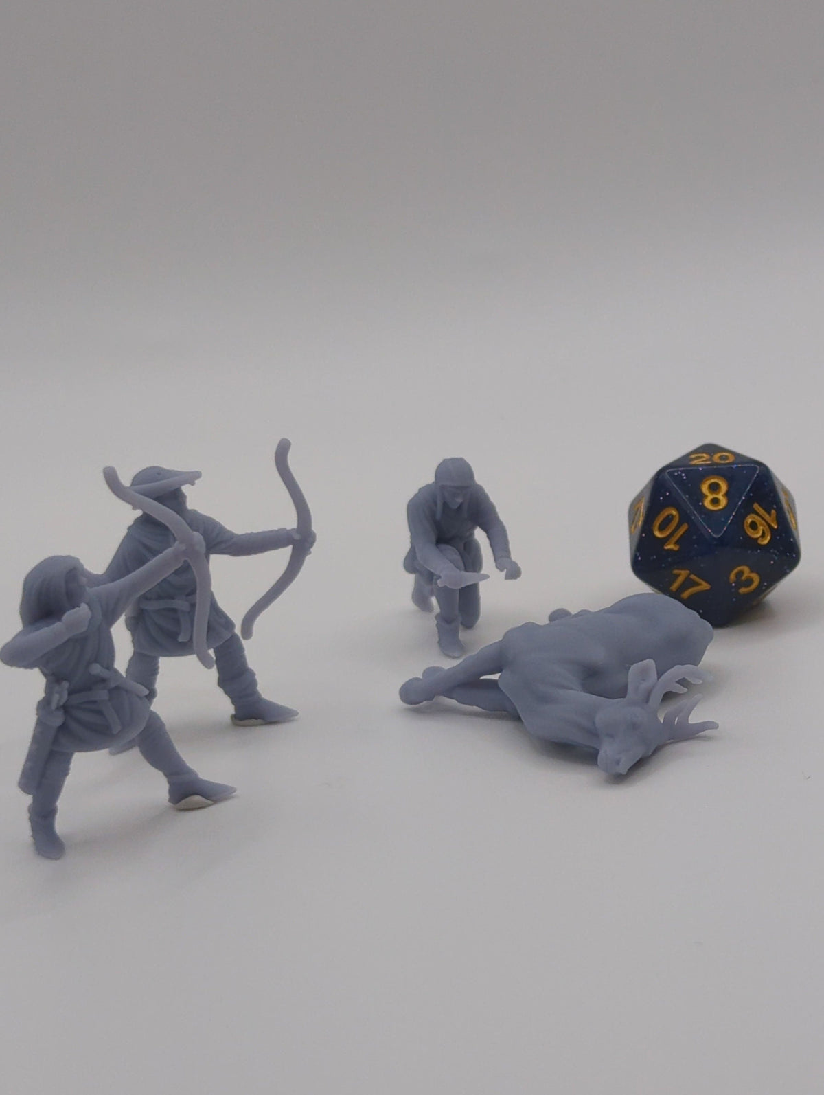 
Hunters Miniature Set for DnD, Dungeons and Dragons, Wilderness Scenes, TTRPG Miniature, Wargames Tabletop Games, 28/32mm - Tiny Furniture