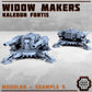 
Widow Maker Gun Platform Single or Set 28mm/32mm Sci fi Miniature Modular Turrets for Galactic Defense Line Tactical Defense Scatter Terrain
