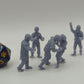 Bar Fight Miniatures DnD Dungeons and Dragons TTRPG Hooligans for Tavern Bar Fighter Scene 28mm 32mm Townsfolk Miniatures by Tiny Furniture