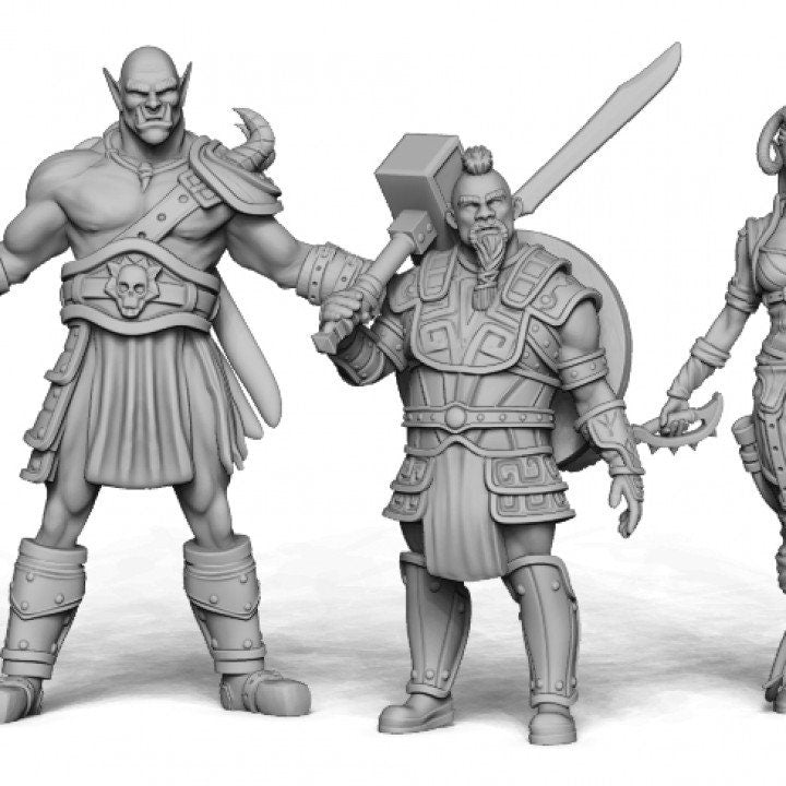 
Tavern Patron Miniatures, DnD, Dungeons and Dragons, Tavern Bar Miniatures, Miniature Terrain, Pathfinder, Scatter, D&D, Wargaming, Tabletop