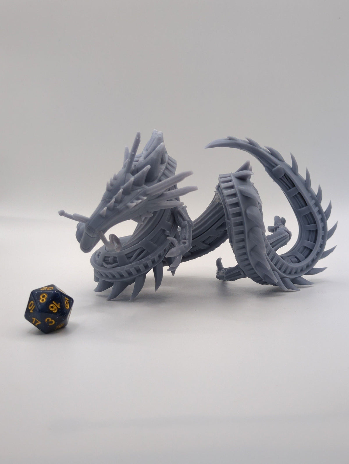 
Ryujin - Japanese Dragon Robot, Dragon, Miniature, DnD, Dungeons and Dragons, 5e, Tekano Corp - Print Minis